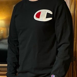 Long Sleeve black Champion shirt